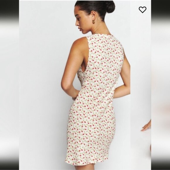 Reformation Calix Dress in Madison Print M - Picture 4 of 8